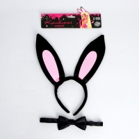 Карнавальный набор &laquo;Заюшка&raquo; (ушки+ бабочка)