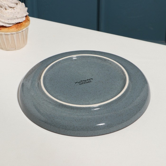 Тарелка фарфоровая Pearl, d=19 см, синяя Тарелка фарфоровая Pearl, d=19 см, синяя