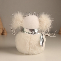 Декор "Снеговик в меховых наушниках" 20х12х17 см Декор "Снеговик в меховых наушниках" 20х12х17 см