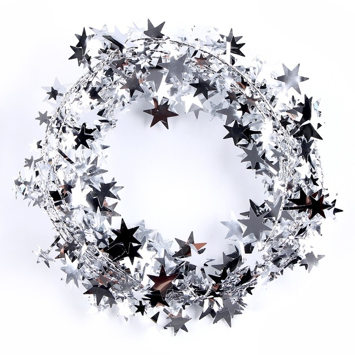 Новый год! Проволока для поделок и декора &laquo;Звёздочка&raquo; длина &mdash; 5 метров, цвет серебряный
