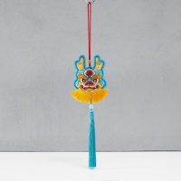 Подвеска-саше текстиль "Дракон" голубая 2х7,5х24 см Подвеска-саше текстиль "Дракон" голубая 2х7,5х24 см