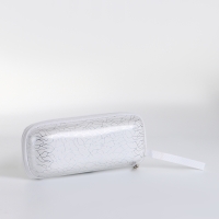Футляр для очков на молнии, длина 16 см, цвет белый Футляр для очков на молнии, длина 16 см, цвет белый