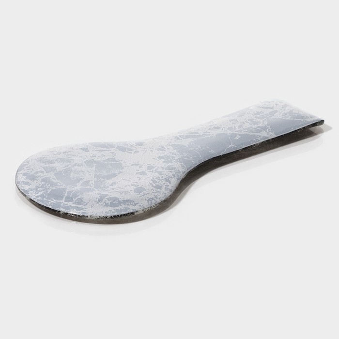 Подставка под ложку Magistro «Мрамор», 24×11×1 см, цвет чёрный Подставка под ложку Magistro «Мрамор», 24×11×1 см, цвет чёрный