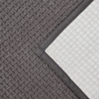 Коврик для ванной и туалета SAVANNA, полиэстер, 80&times;50 см, цвет серый