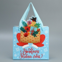 Пакет подарочный новогодний &laquo;Уютного Нового Года&raquo;, 25 х 30 х 10 см, Новый год