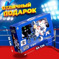 Набор роботов на радиоуправлении &laquo;Битва ботов&raquo;, световые и звуковые эффекты