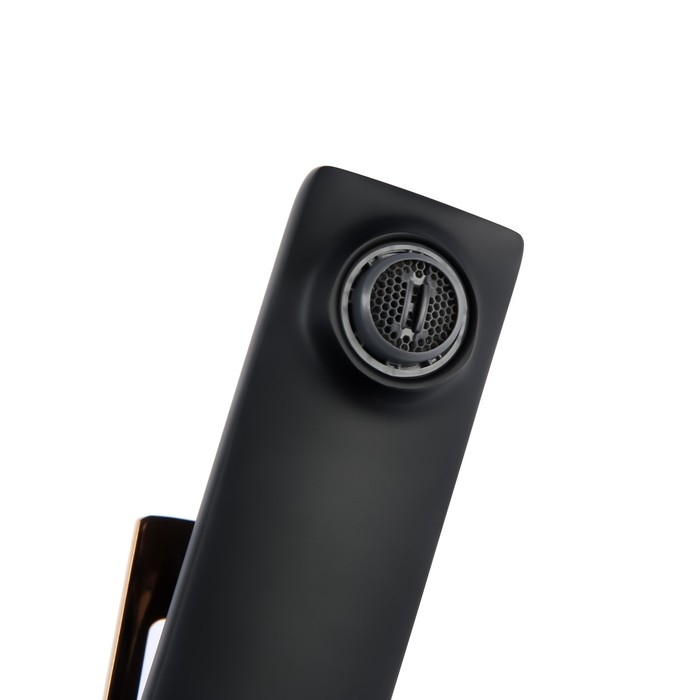 Смеситель для раковины Accoona A90127FW, однорычажный, длина излива 134 мм, черный