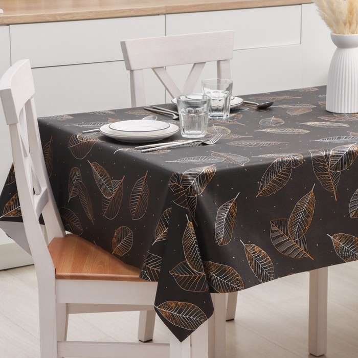 Клеёнка на стол &laquo;Искусство&raquo;, на тканевой основе, рулон 20 метров, ширина 137 см