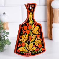 Доска разделочная &laquo;Лимонница&raquo;, хохлома