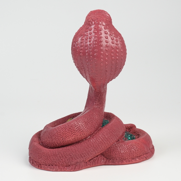 Фигура "Кобра малая" бургунди, 20 см