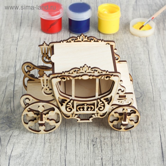 Заготовка для творчества &laquo;Карета&raquo;