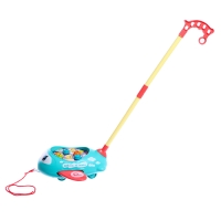 Каталка на палке «Световой самолётик», световые и звуковые эффекты, цвета МИКС Каталка на палке «Световой самолётик», световые и звуковые эффекты, цвета МИКС