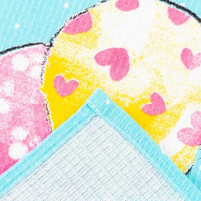 Набор полотенец кухонный Доляна &laquo;Пасхальные забавы&raquo; 35х60см-2шт, 100% хлопок