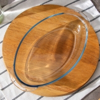 Форма для запекания из жаропрочного стекла Borcam, 2 л, овальная Форма для запекания из жаропрочного стекла Borcam, 2 л, овальная