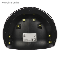 Лампа для гель-лака Luazon LUF-18, LED, 24 Вт, 8 диодов, таймер 60/90/120 сек, USB, белая