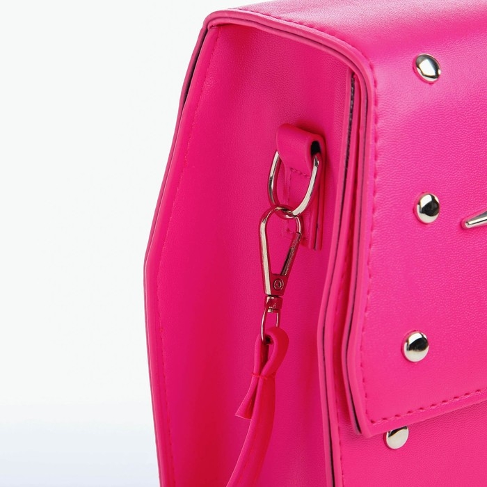 Сумка молодёжная на магните, цвет розовый Сумка молодёжная на магните, цвет розовый