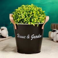 Кашпо "Элли" 13х12см, черное