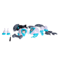 Электронный конструктор &laquo;Робот Дружок&raquo;, 19 деталей, цвет серый