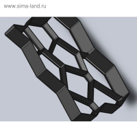 Форма для садовой дорожки 50 х 50 см, черный Форма для садовой дорожки 50 х 50 см, черный