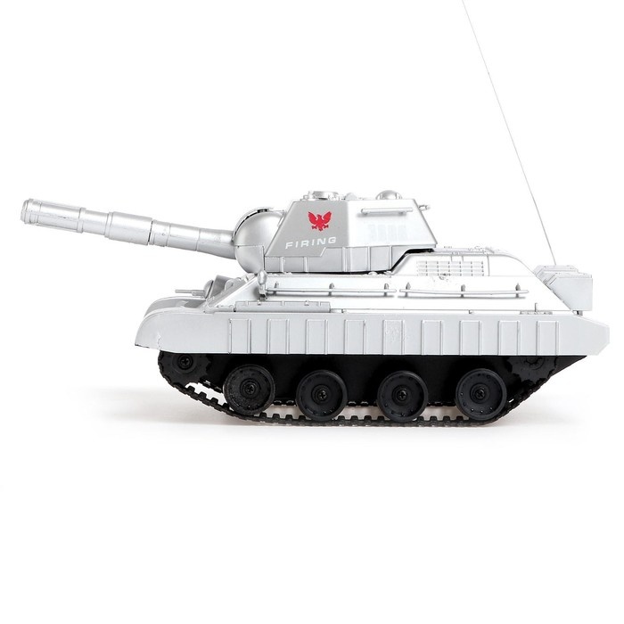 Танк радиоуправляемый «Победитель», стреляет BB пулями, работает от аккумулятора, цвет серый Танк радиоуправляемый «Победитель», стреляет BB пулями, работает от аккумулятора, цвет серый