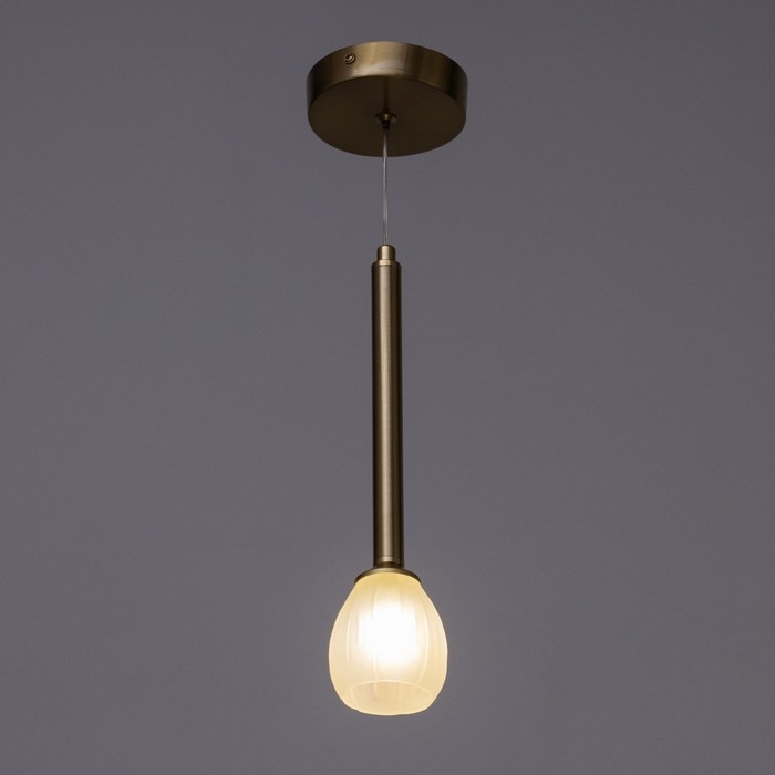 Светильник "Жаклин" 1х3Вт G4 Бронза 20х20х180см