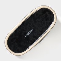 Салфетница фарфоровая Magistro «Ночной дождь», 12×5,7×8,2 см, цвет чёрный Салфетница фарфоровая Magistro «Ночной дождь», 12×5,7×8,2 см, цвет чёрный