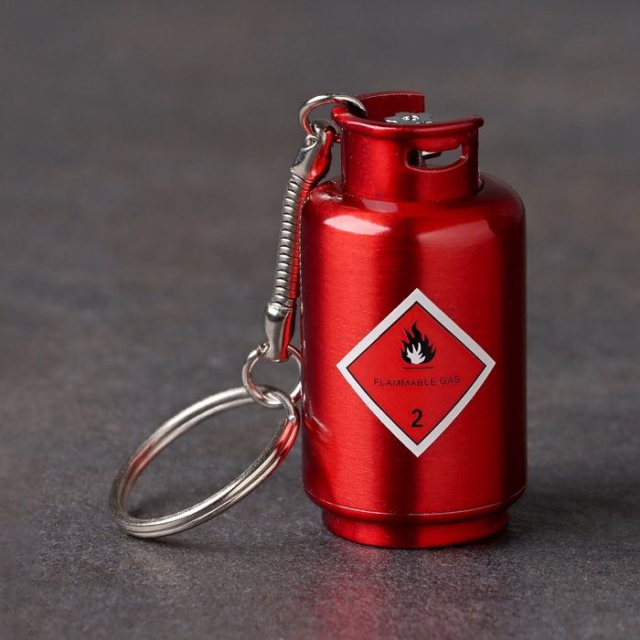 Вечная спичка Вечная спичка "Баллон" туристическая, с кольцом, красная