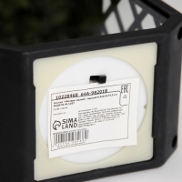 Ночник "Фонарь малый" LED от батареек 3хLR44 черный 9,5х6,5х15,5 см Ночник "Фонарь малый" LED от батареек 3хLR44 черный 9,5х6,5х15,5 см