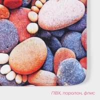 Коврик для ванной и туалета Доляна &laquo;Камни следы&raquo;, 40&times;60 см