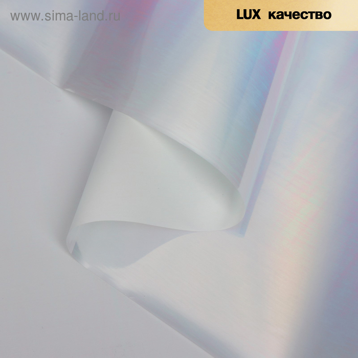 Пленка для цветов Пленка для цветов "Акварель", белый, 58 см х 5 м