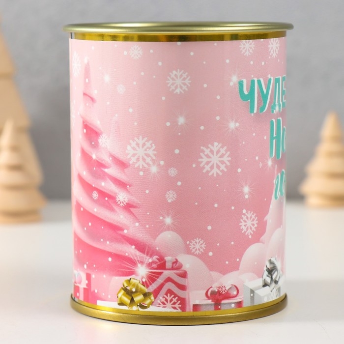 Копилка-банка металл "Чудесного нового года"