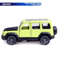 Машина металлическая &laquo;Джип&raquo;, инерционная, 1:36, открываются двери, цвет зелёный