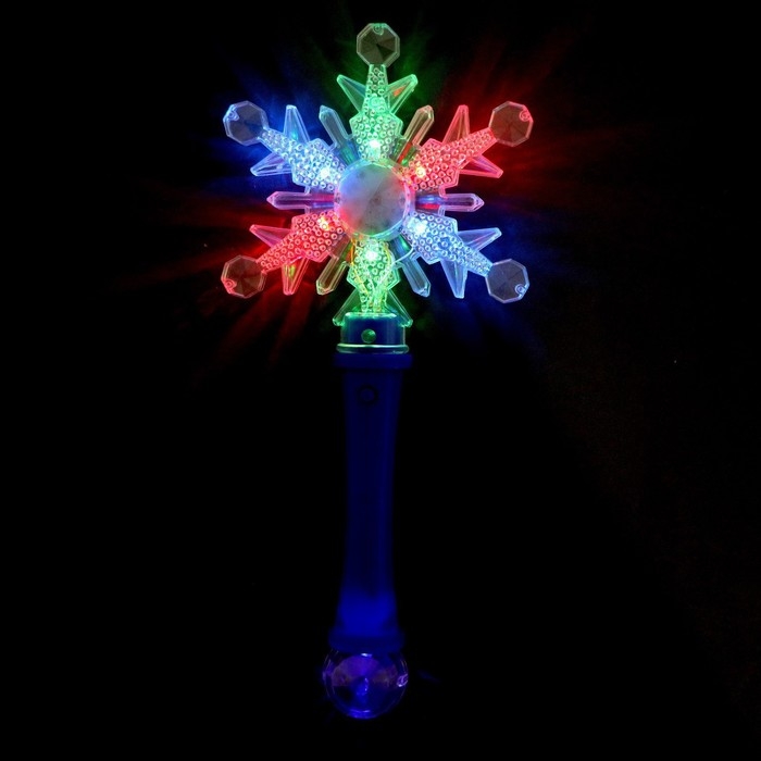 Волшебная палочка световая &laquo;Снежинка 3&raquo;, цвета МИКС, на новый год