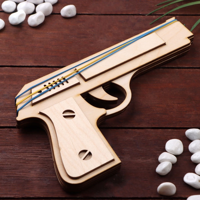 Сувенирное оружие Сувенирное оружие"Резинкострел", собранный 21x12 см