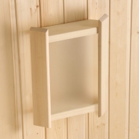 Абажур деревянный, белое стекло Абажур деревянный, белое стекло