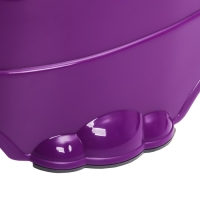 Горшок детский антискользящий &laquo;Бэйби-Комфорт&raquo; с крышкой, съёмная чаша, цвет фиолетовый