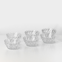 Набор стеклянных салатников Isfahan Glass Florence, d=11,5 см, 6 шт