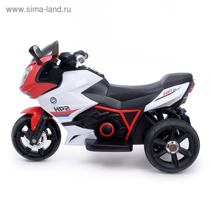 Электромобиль &laquo;Супер Байк&raquo;, USB, свет, цвет красный