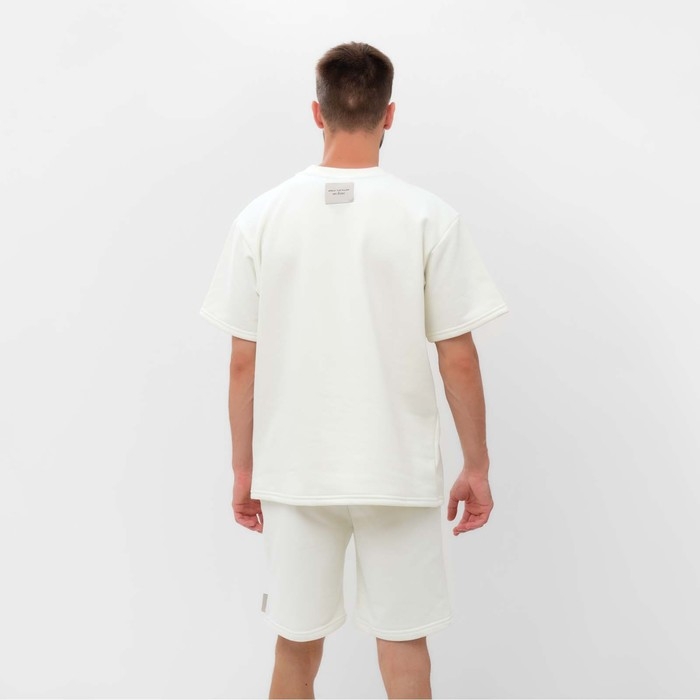 Футболка мужская MIST Men's casual размер 56, молочный