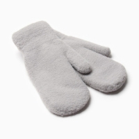 Варежки женские на иск.меху MINAKU гладкие 22 см серый Варежки женские на иск.меху MINAKU гладкие 22 см серый