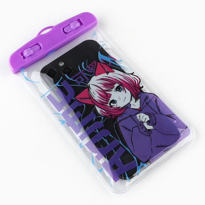 Чехол на телефон водонепроницаемый &laquo;Аниме&raquo;, 12 х 21 см