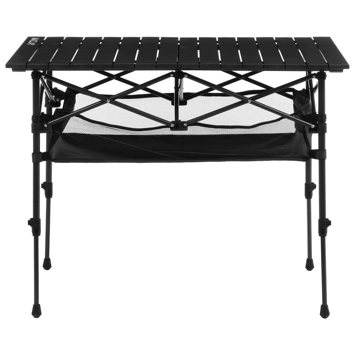 Стол туристический Maclay, 95х55х50/74 см, с органайзером, цвет чёрный Стол туристический Maclay, 95х55х50/74 см, с органайзером, цвет чёрный