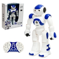 Робот радиоуправляемый &laquo;Хантер&raquo;, световые и звуковые эффекты, работает от аккумулятора, цвет синий