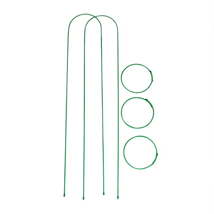 Шпалера, 170 &times; 30 &times; 1 см, металл, зелёная, &laquo;Ракета Клевер&raquo;