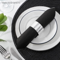 Кольцо для салфетки &laquo;Марокко&raquo;, 4,8&times;3 см, цвет серебряный