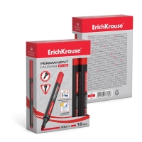 Маркер перманентный ErichKrause P-170, 2.0 мм, чернила на спиртовой основе, красный Маркер перманентный ErichKrause P-170, 2.0 мм, чернила на спиртовой основе, красный