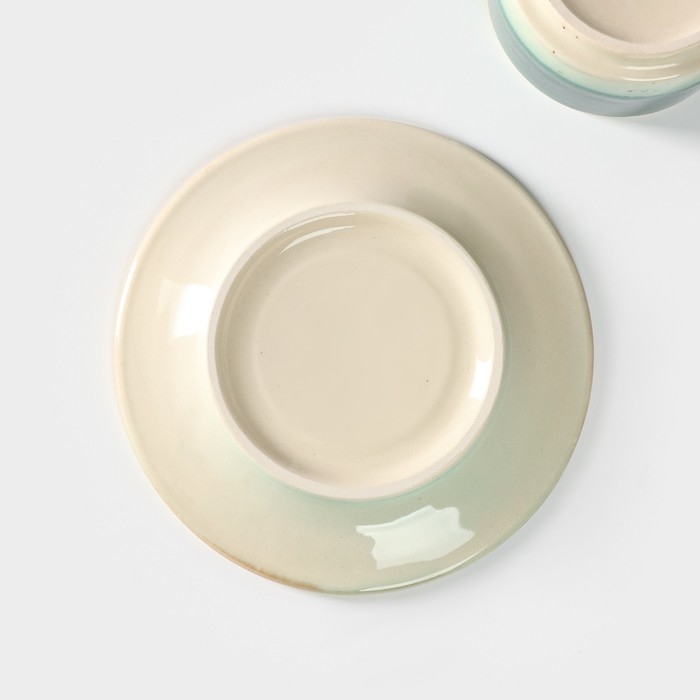 Чайная пара Erboso reattivo: чашка 200 мл с блюдцем d=15,5 см Чайная пара Erboso reattivo: чашка 200 мл с блюдцем d=15,5 см