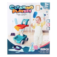 Игровой модуль на колёсиках &laquo;Чистюля&raquo;, 12 предметов