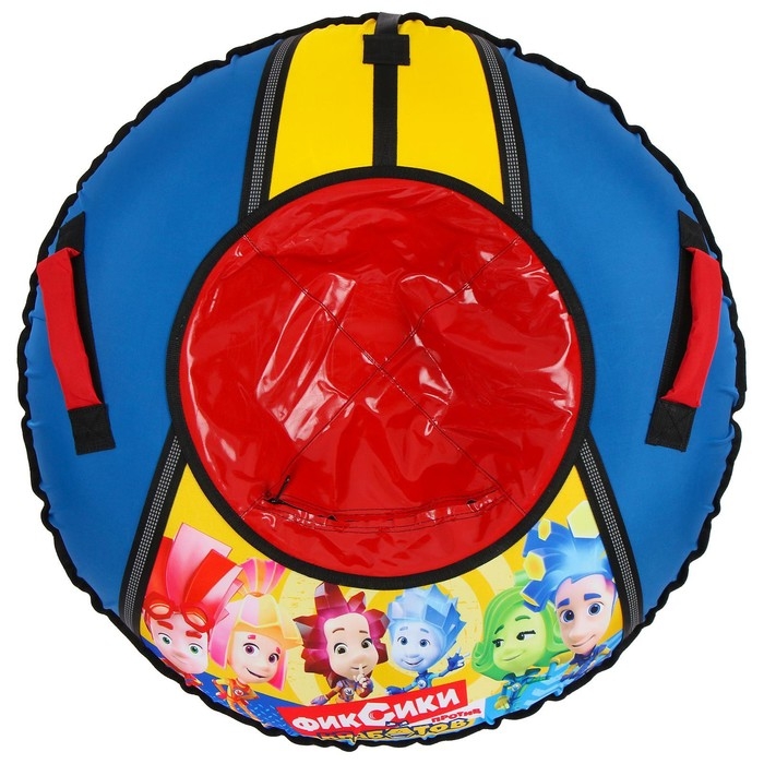 Тюбинг-ватрушка &laquo;Фиксики&raquo;, ТБ1-90, диаметр чехла 95 см, тент/оксфорд