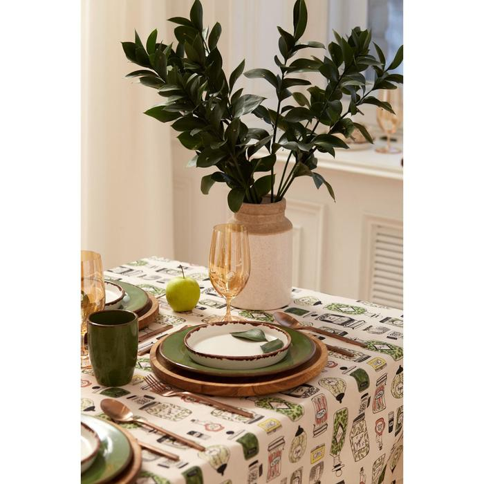 Скатерть Этель "Kitchenware" 149х250 см, 100% хлопок, саржа 190 г/м2